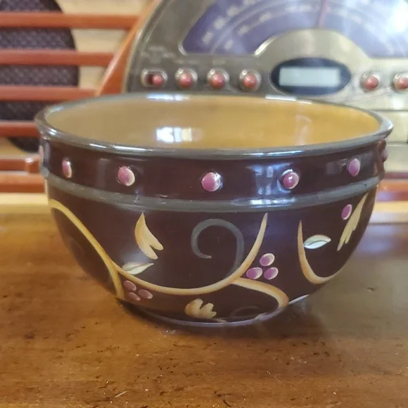 Demdaco Chocolate Berries Cereal Bowl - Picture 3 of 6